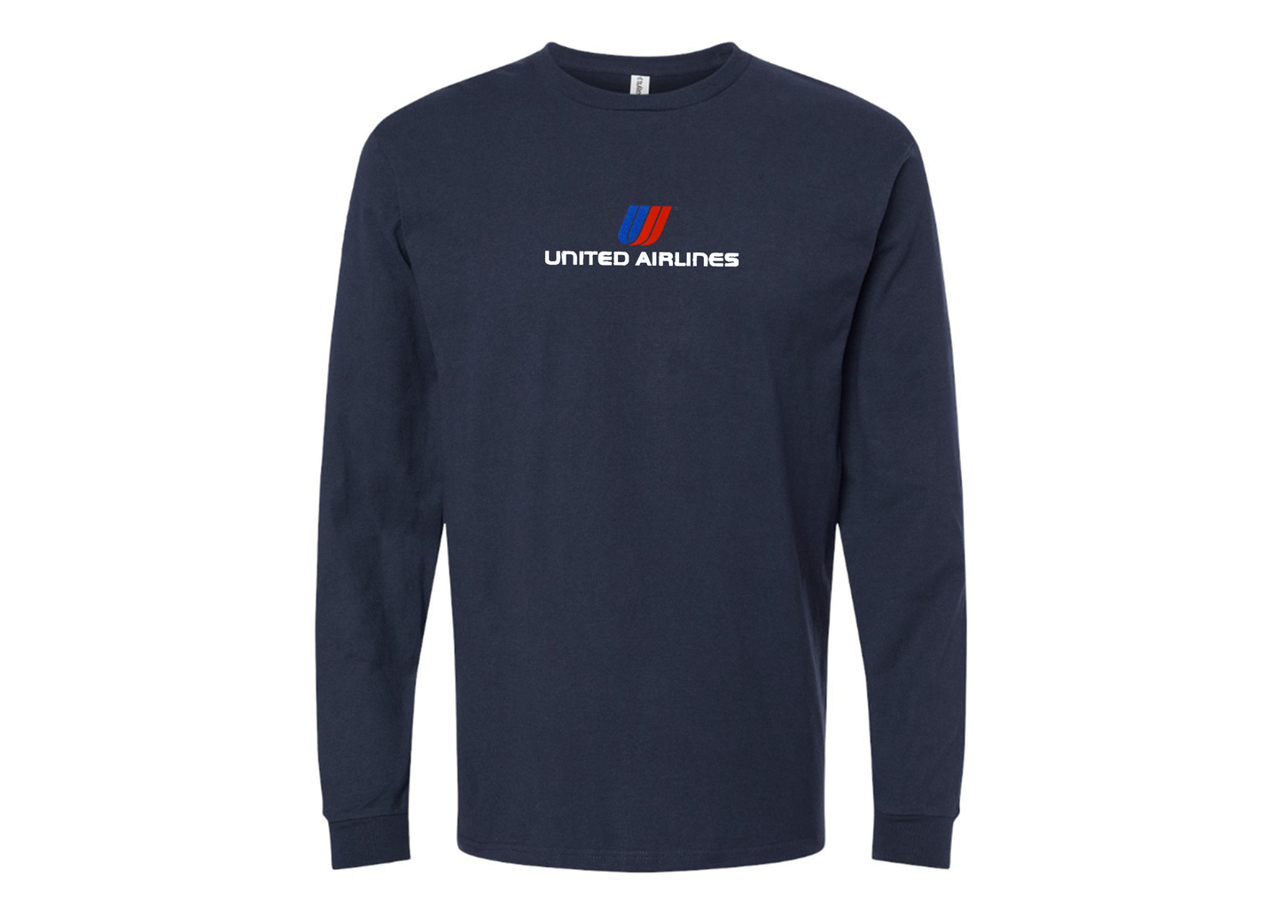 Youth United Airlines Logo Cotton Long Sleeve T-Shirt