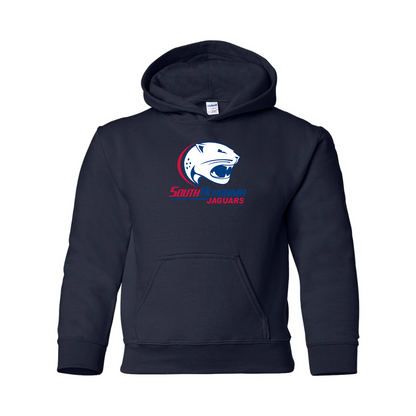 Youth South Alabama Jaguars Logo Gildan Heavy Blend  Hooded Sweatshirt