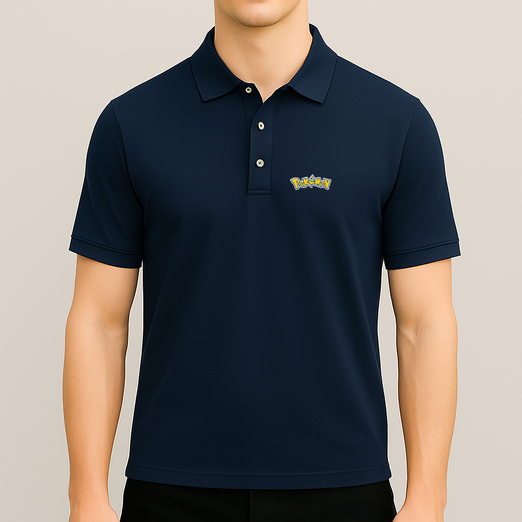Men's Pokemon Cartoon Dry Blend Polo