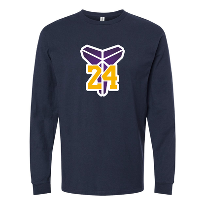 Men's Kobe Bryant Mamba 24 Long Sleeve T-Shirt