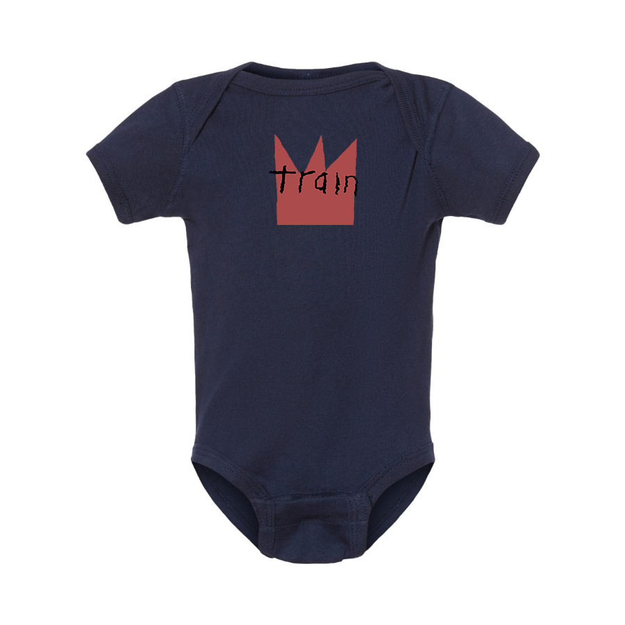 Train Logo Baby Romper Onesie