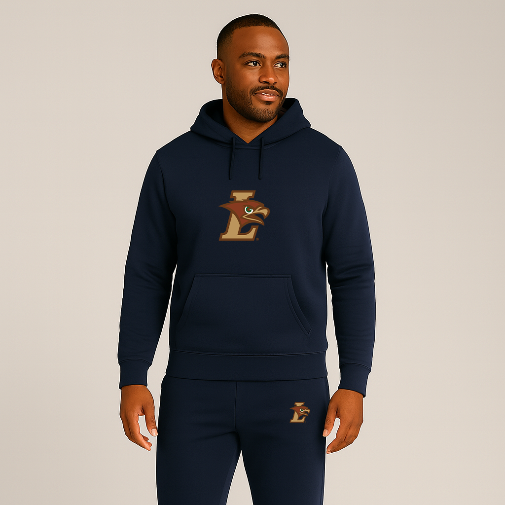 Men's Lehigh Mountain Hawks Logo Hoodie Joggers Set