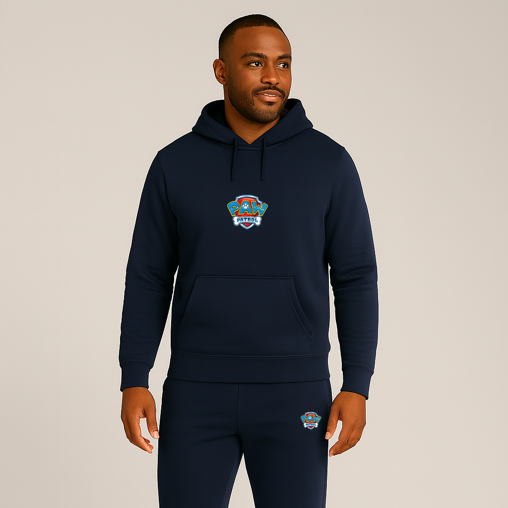 Men's Paw Patrol Cartoon Hoodie Joggers Set