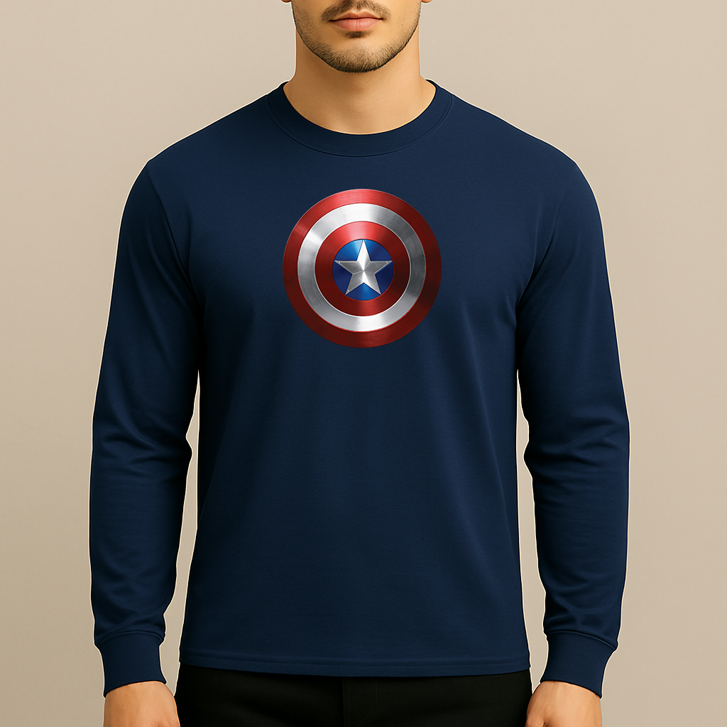 Captain America Long Sleeve T-Shirt