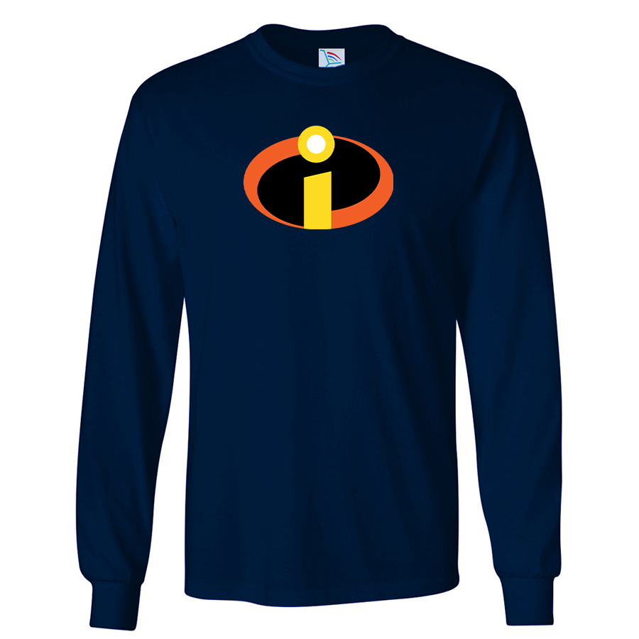 Men's The Incredibles Cartoon Long Sleeve T-Shirt