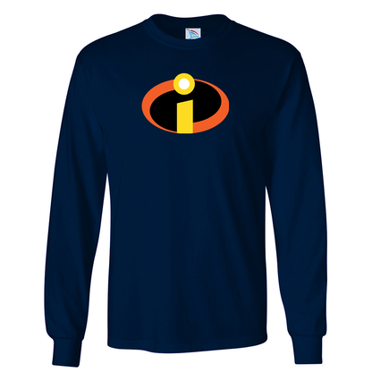Men's The Incredibles Cartoon Long Sleeve T-Shirt