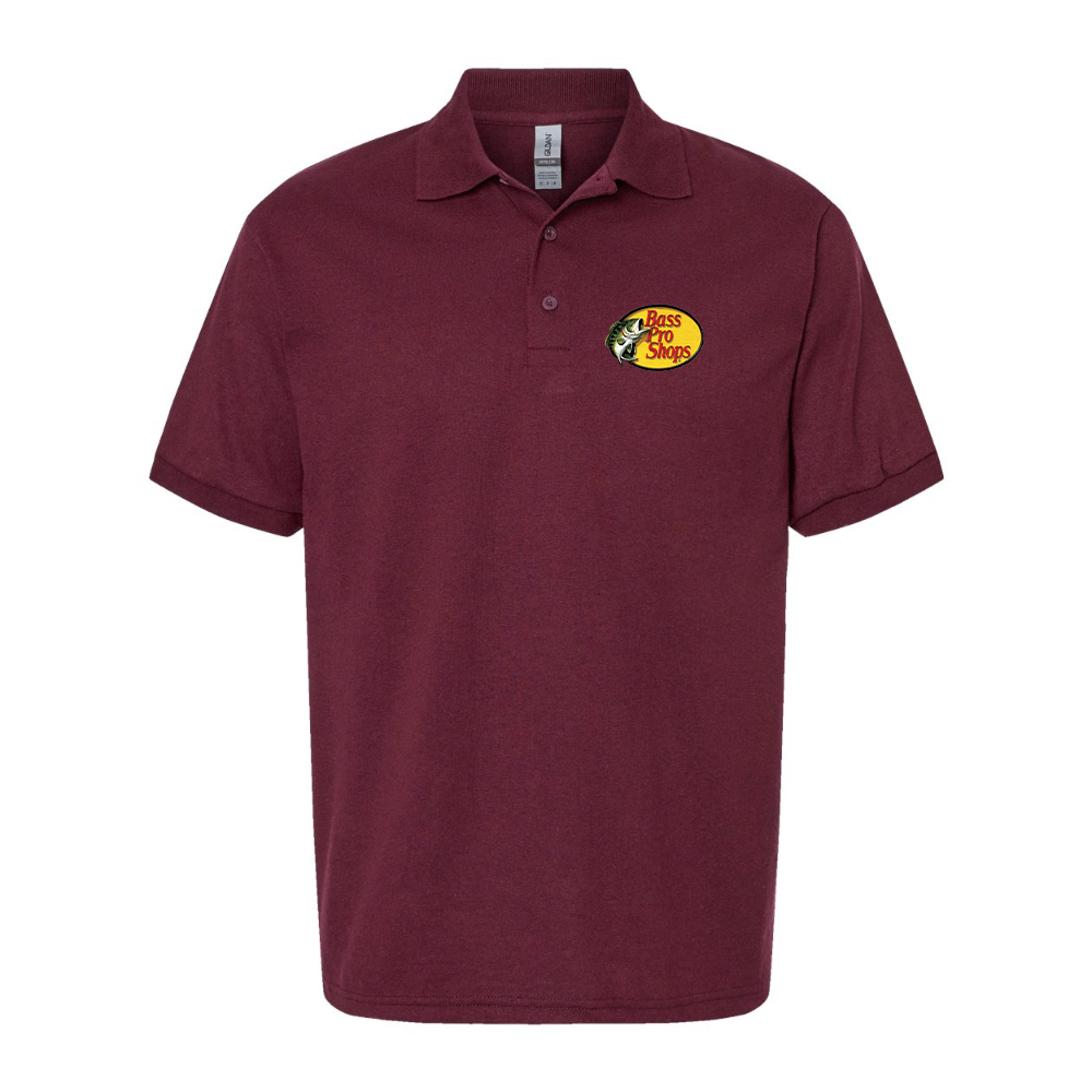 Men's Bass Pro Shops Logo Gildan Dry Blend Jersey Polo