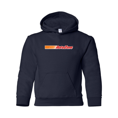 Youth AutoZone Logo Gildan Heavy Blend  Hooded Sweatshirt
