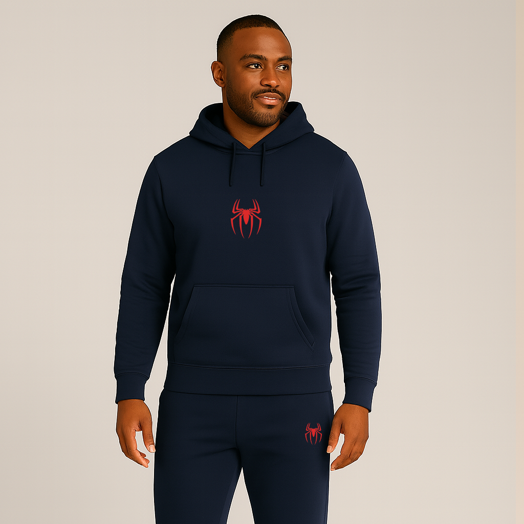 Men's Spiderman Marvel Avengers Superhero Hoodie Joggers Set