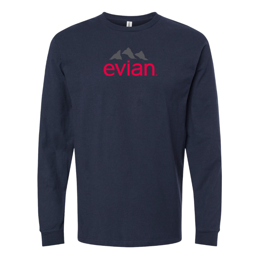 Youth Evian Logo Cotton Long Sleeve T-Shirt