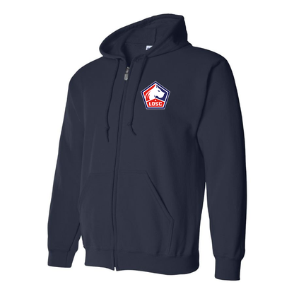 Men's Lille Olympique FC Zipper Hoodie