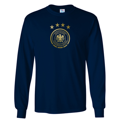 Men's Germany Soccer Long Sleeve T-Shirt