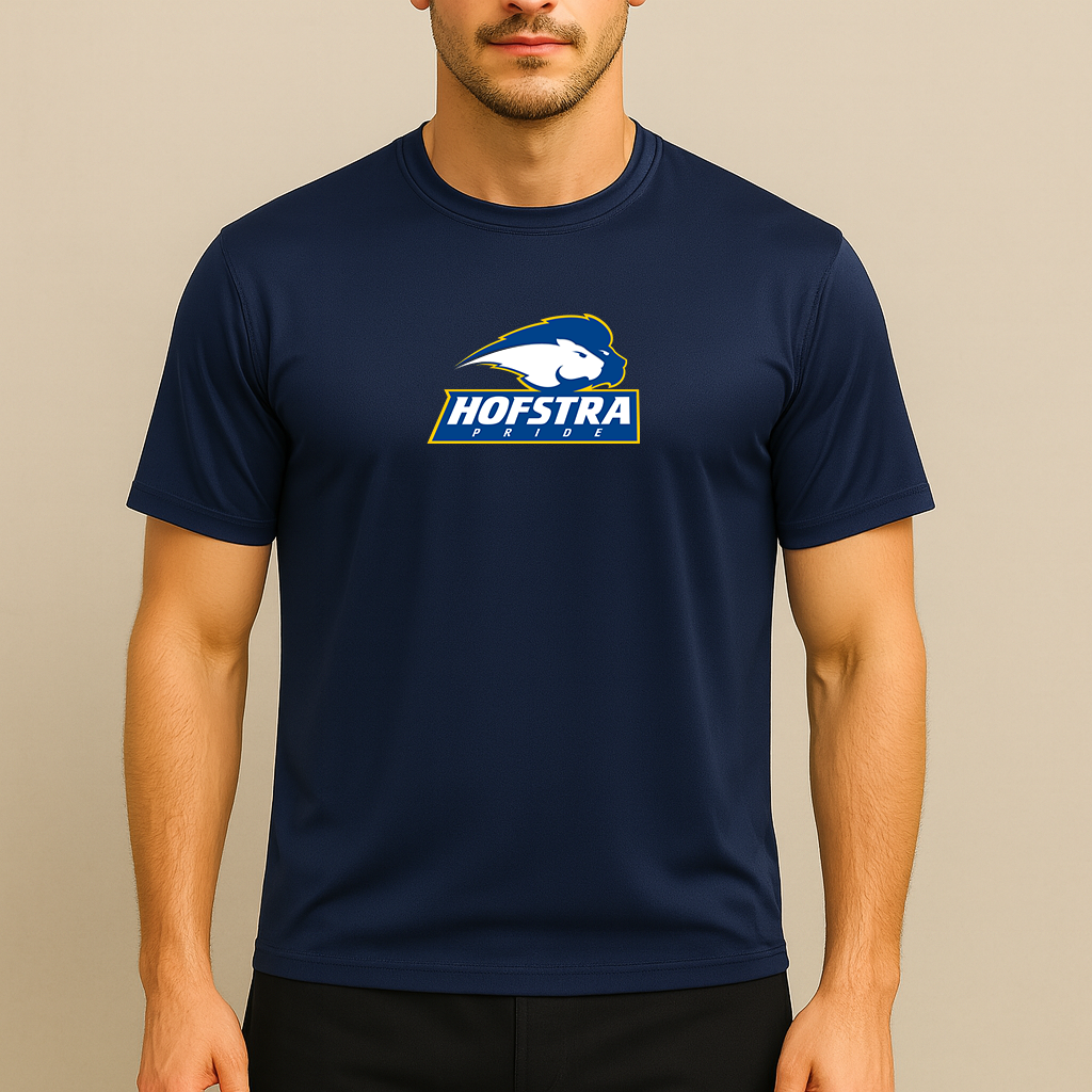 Men's Hofstra Pride Logo Polyester T-Shirt