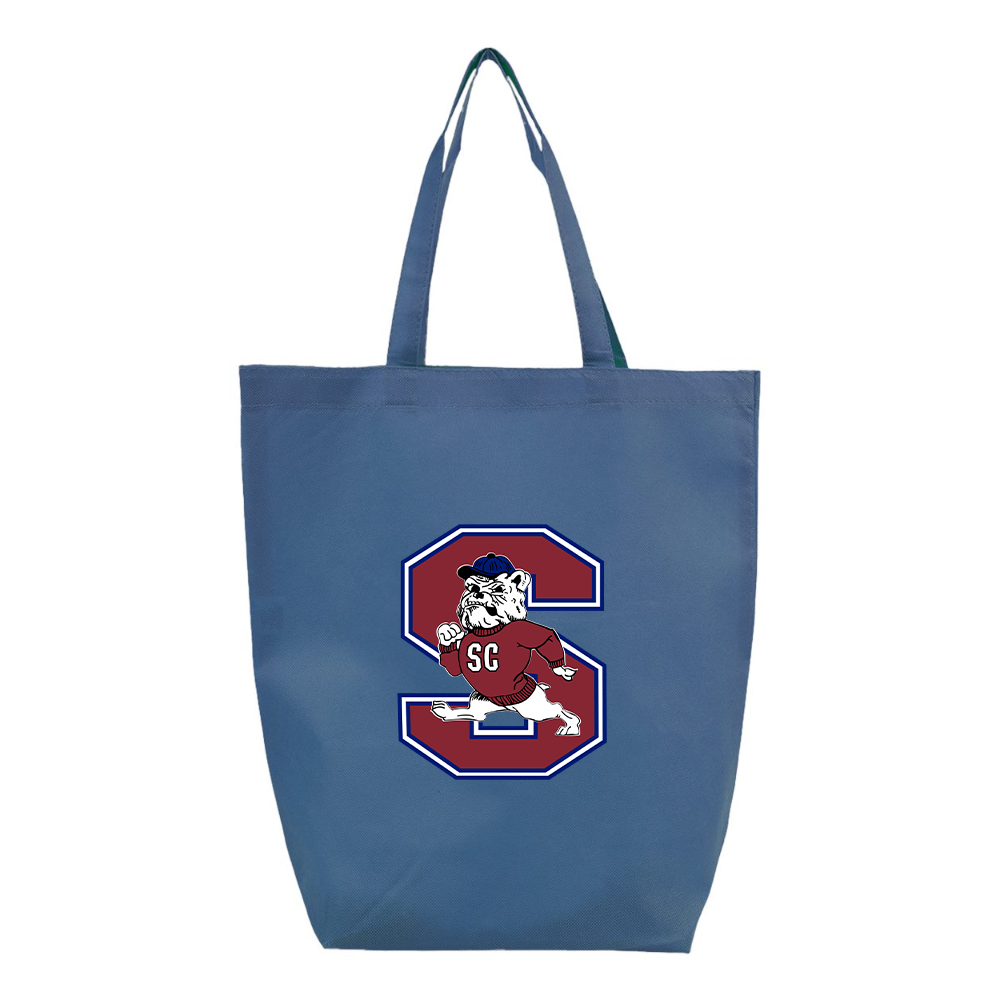 South Carolina State Bulldogs Logo Q-Tees Non-Woven Gusset Bottom Tote