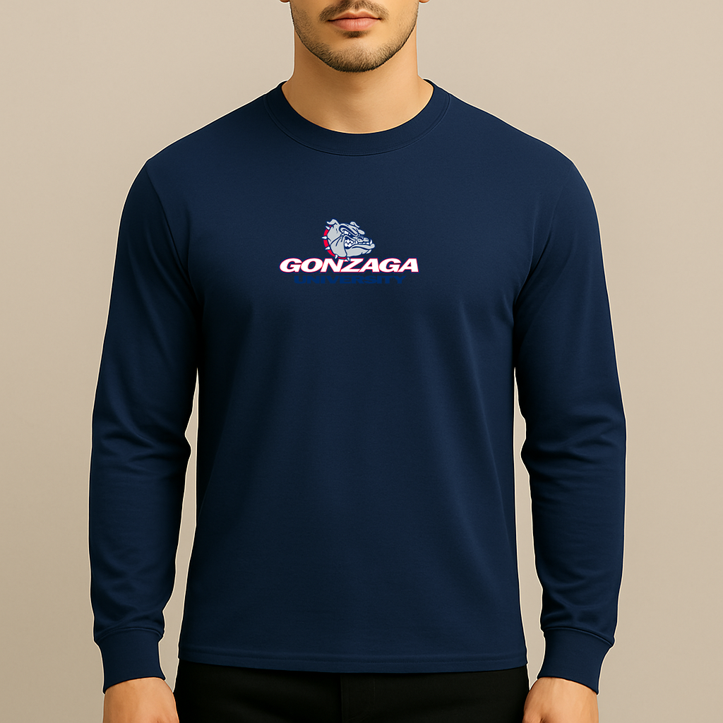 Men's Gonzaga Bulldogs Logo Long Sleeve T-Shirt