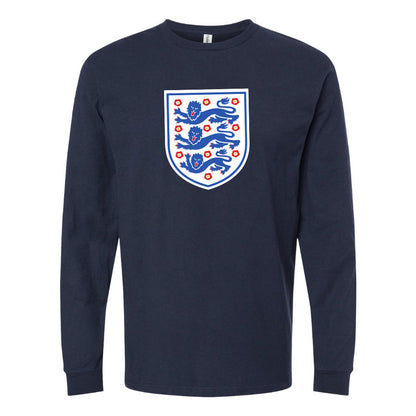 Men's England National Football Team Long Sleeve T-Shirt