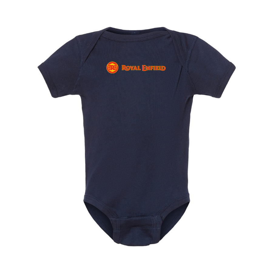 Royal Enfield Logo Baby Romper Onesie