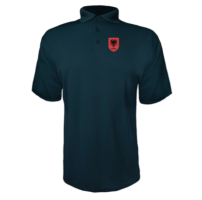 Men's Albania National Soccer Team Polyester Polo