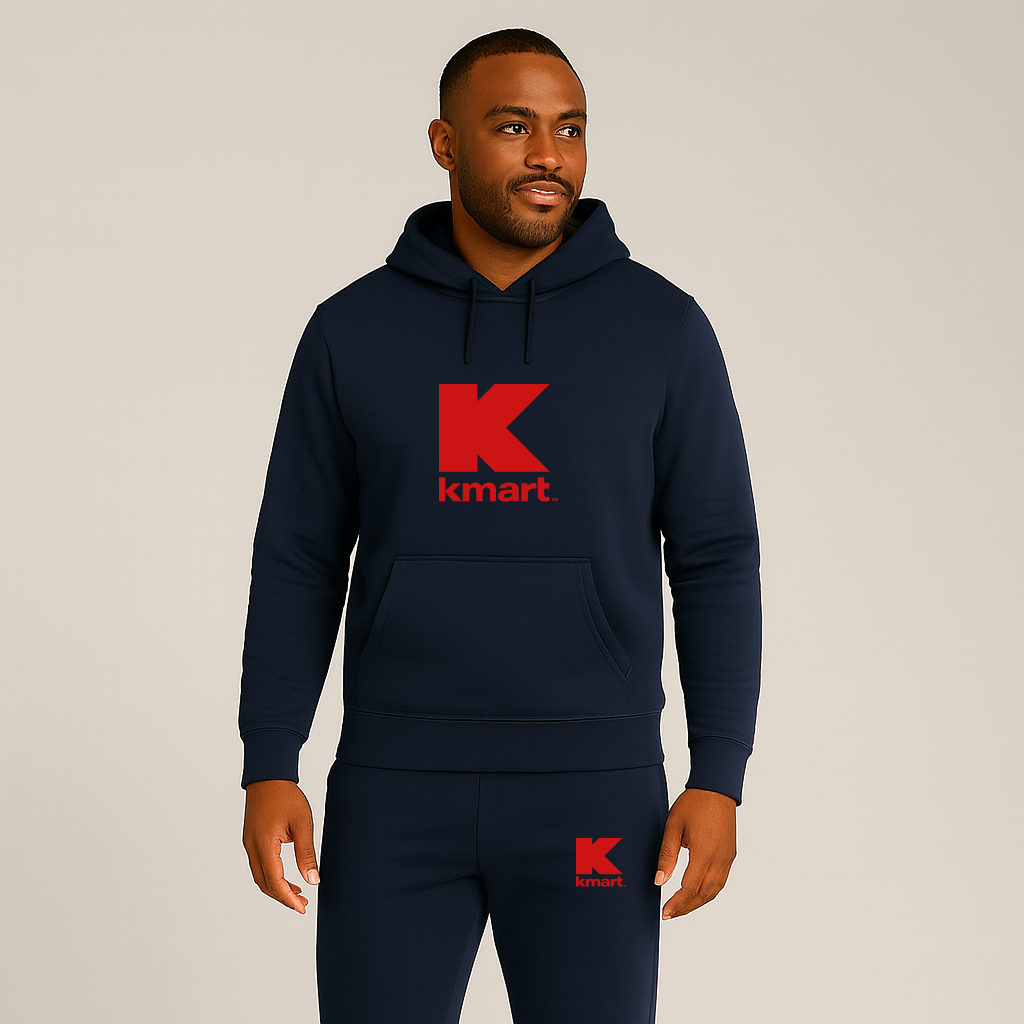 Men's Kmart Logo Hoodie Joggers Set