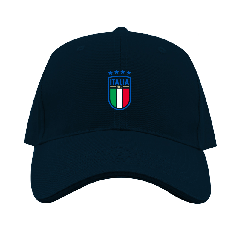 Italy National Soccer Dad Baseball Cap Hat
