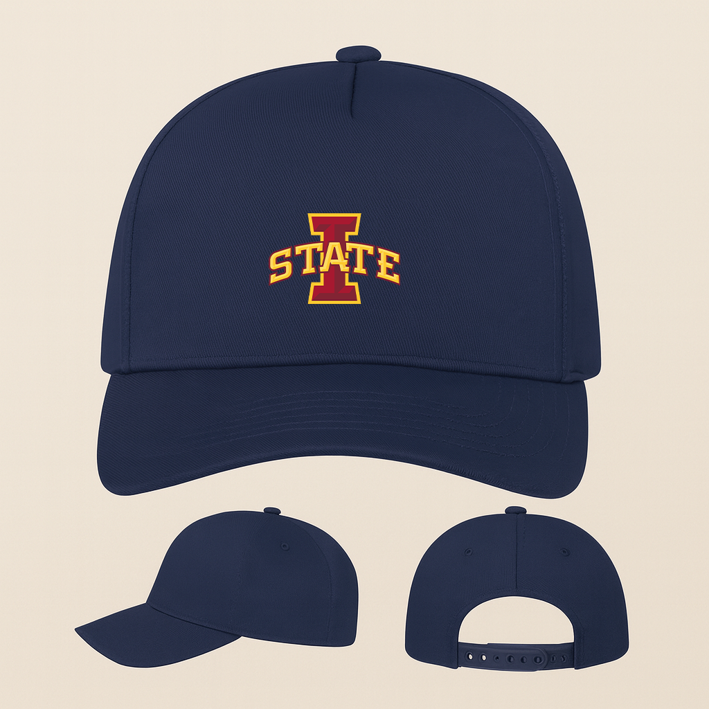 Iowa State Cyclones Logo Five Panel Twill Snapback Cap