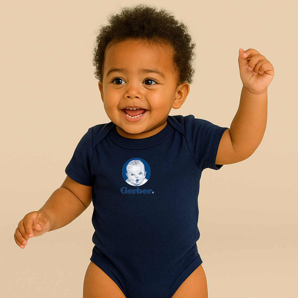 George Gerber Life Insurance Logo Baby Romper Onesie