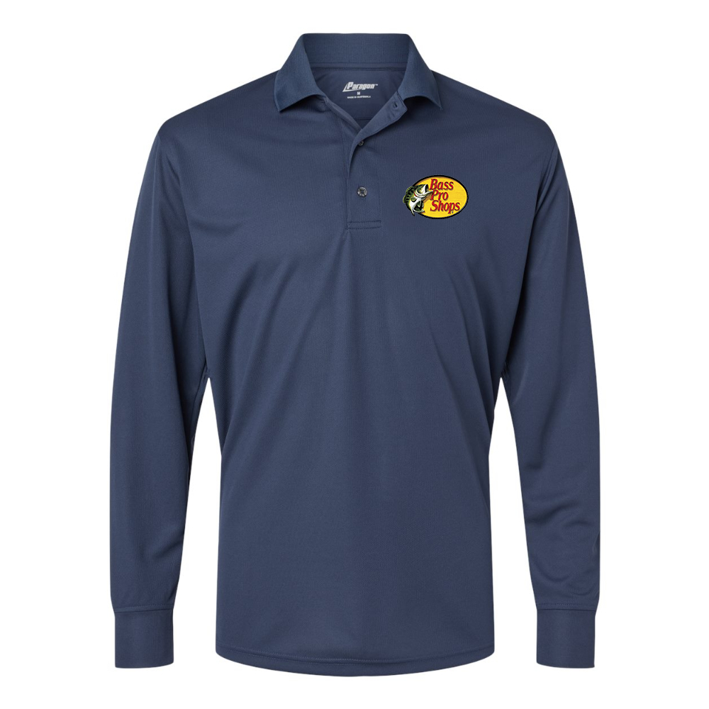 Men's Bass Pro Shops Logo Paragon Prescott Long Sleeve Polo