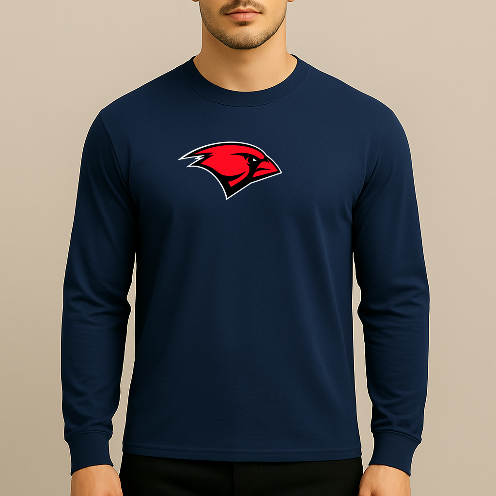 Men's Incarnate Word Cardinals Logo Long Sleeve T-Shirt
