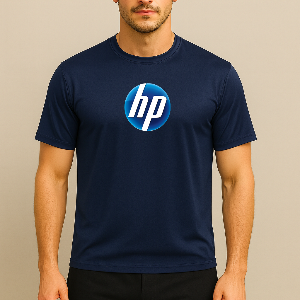 Men's HP Logo Polyester T-Shirt