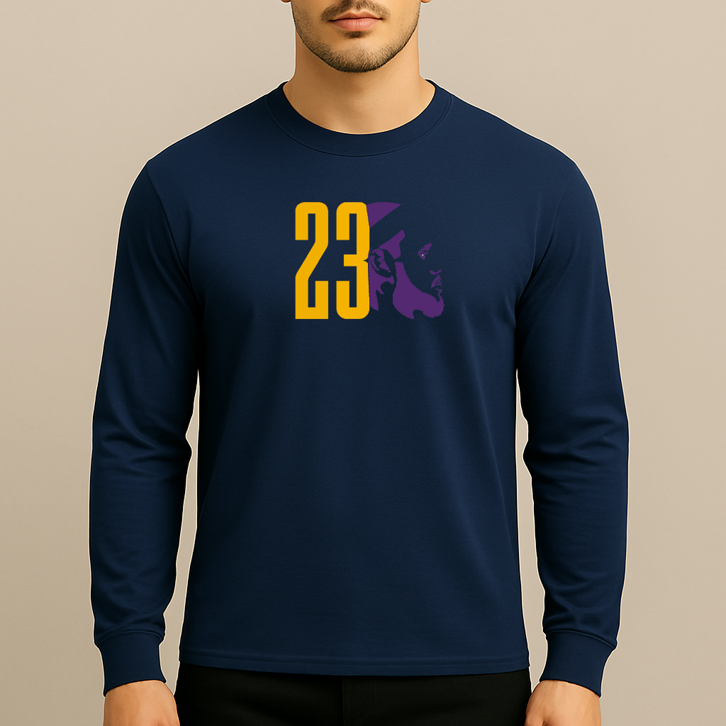 Men's Lebron James 23 Sports Long Sleeve T-Shirt