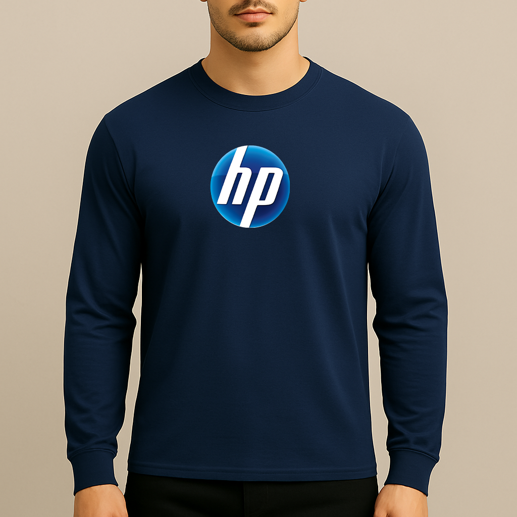 Men's HP Logo Long Sleeve T-Shirt