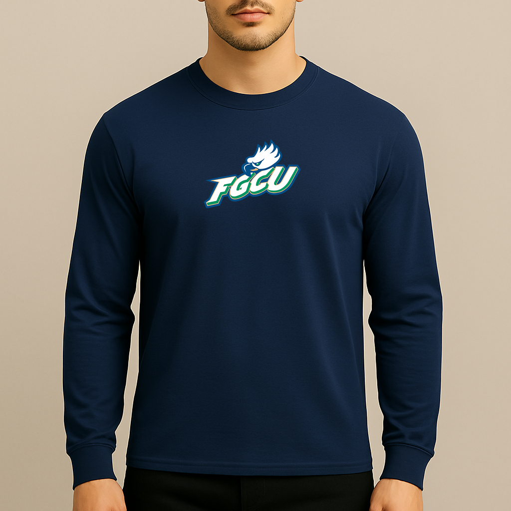 Men's Florida Gulf Coast Eagles Logo Long Sleeve T-Shirt