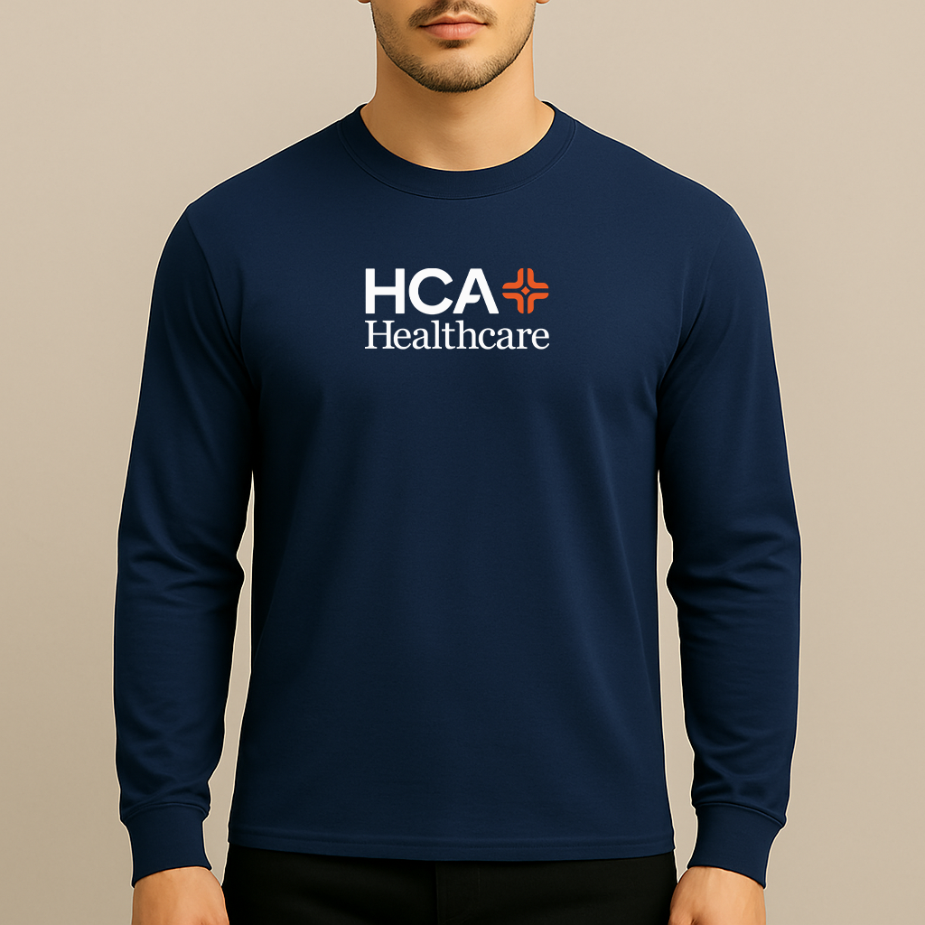 Men's HCA Healthcare Logo Long Sleeve T-Shirt