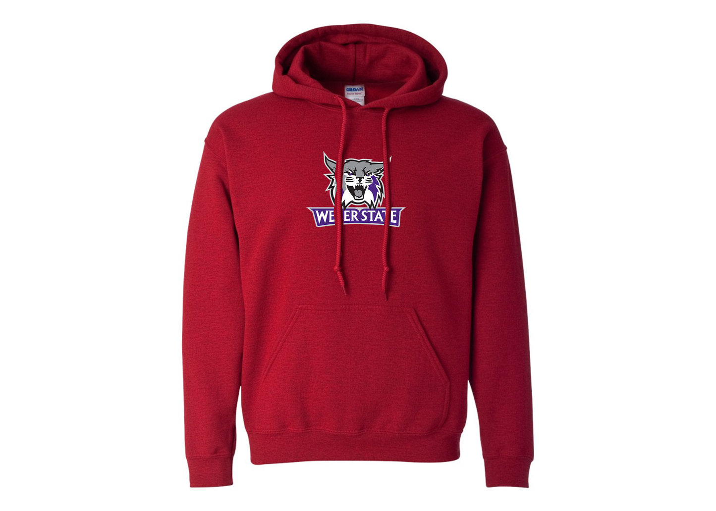 Men's Weber State Wildcats Gildan  Heavy Blend Hooded Sweatshirt