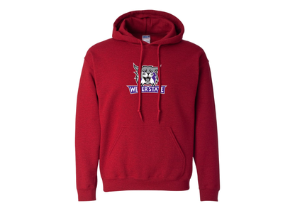 Men's Weber State Wildcats Gildan  Heavy Blend Hooded Sweatshirt