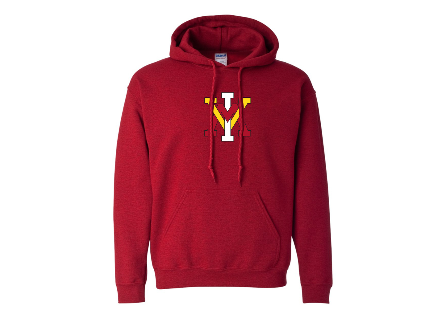 Men's VMI Keydets Gildan  Heavy Blend Hooded Sweatshirt