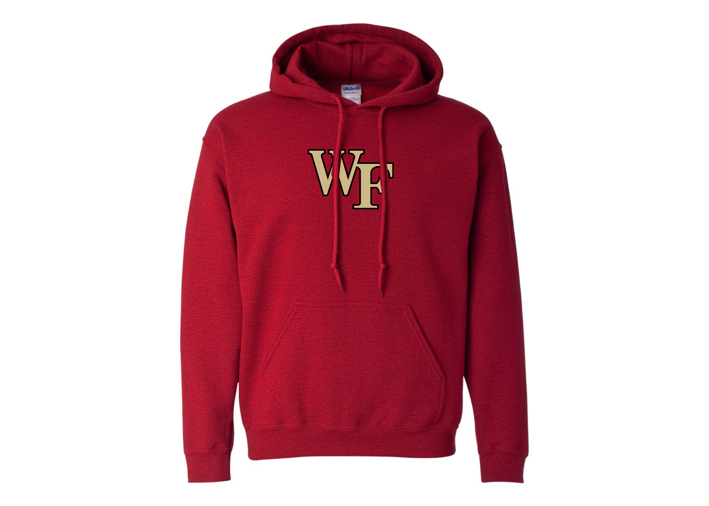 Men's Wake Forest Demon Deacons Gildan  Heavy Blend Hooded Sweatshirt