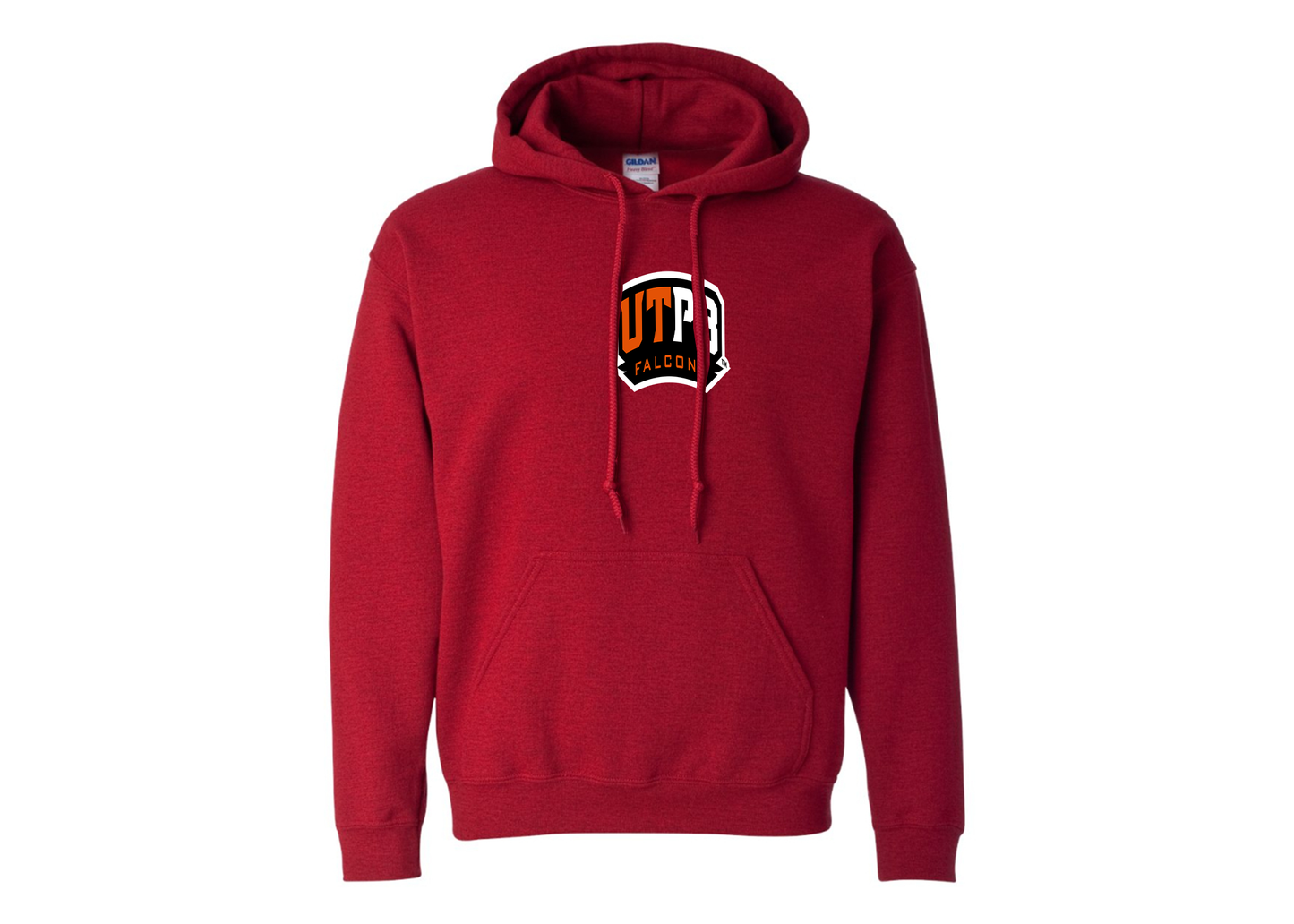 Men's UTPB Falcons Gildan  Heavy Blend Hooded Sweatshirt