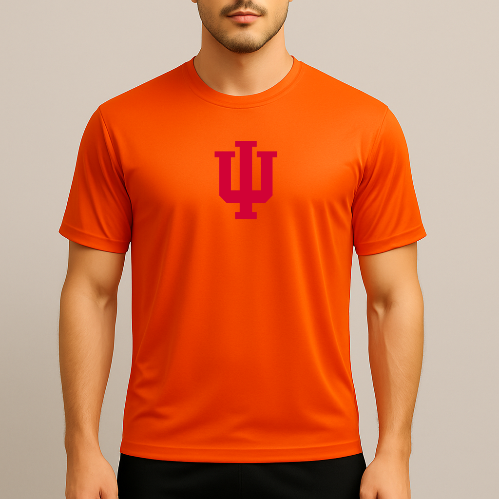 Men's Indiana Hoosiers Logo Polyester T-Shirt