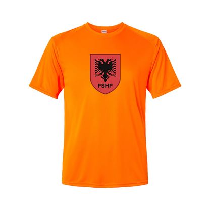 Men's Albania National Soccer Team Performance T-Shirt