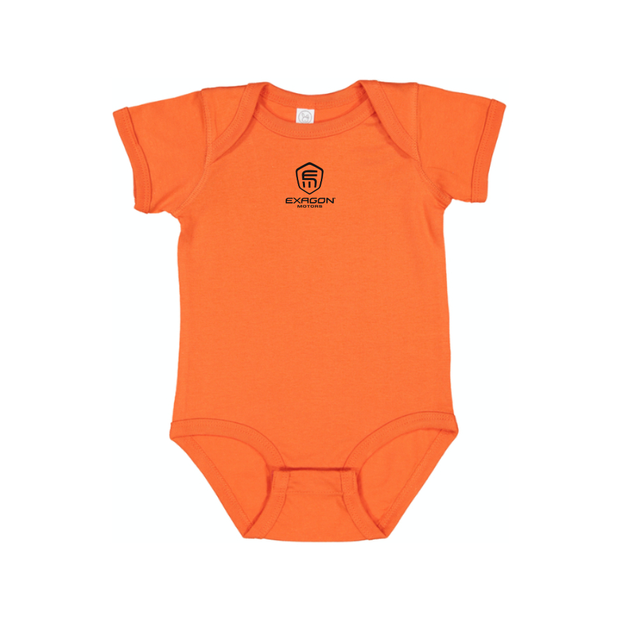 Exagon Motors Logo Baby Romper Onesie