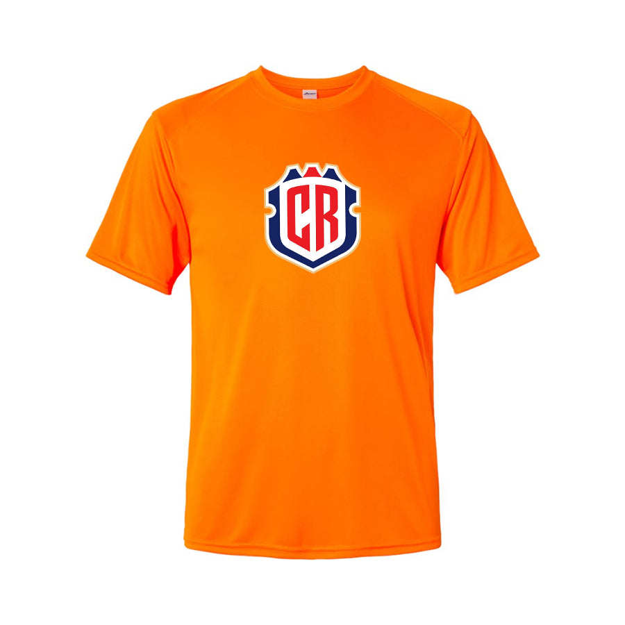 Youth Kids Costa Rica National Soccer Team Performance T-Shirt