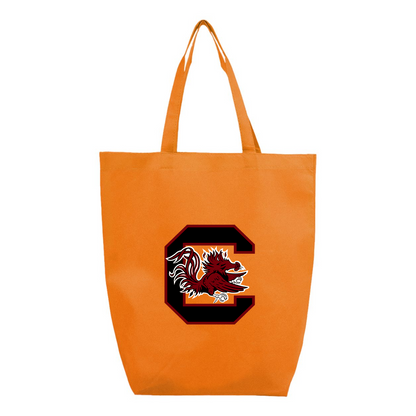 South Carolina Gamecocks Logo Q-Tees Non-Woven Gusset Bottom Tote