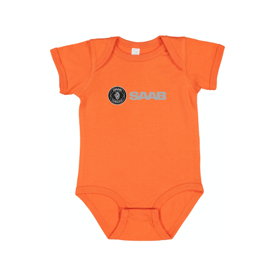 Saab Logo Baby Romper Onesie