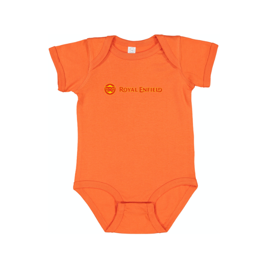 Royal Enfield Logo Baby Romper Onesie
