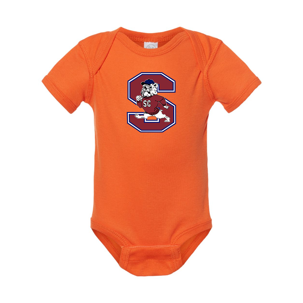 South Carolina State Bulldogs Logo Rabbit Skins Infant Baby Rib Bodysuit