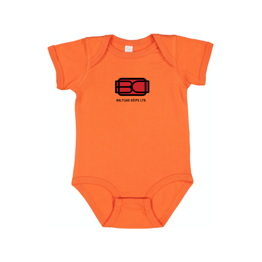 Baltijas Dzips Logo Baby Romper Onesie