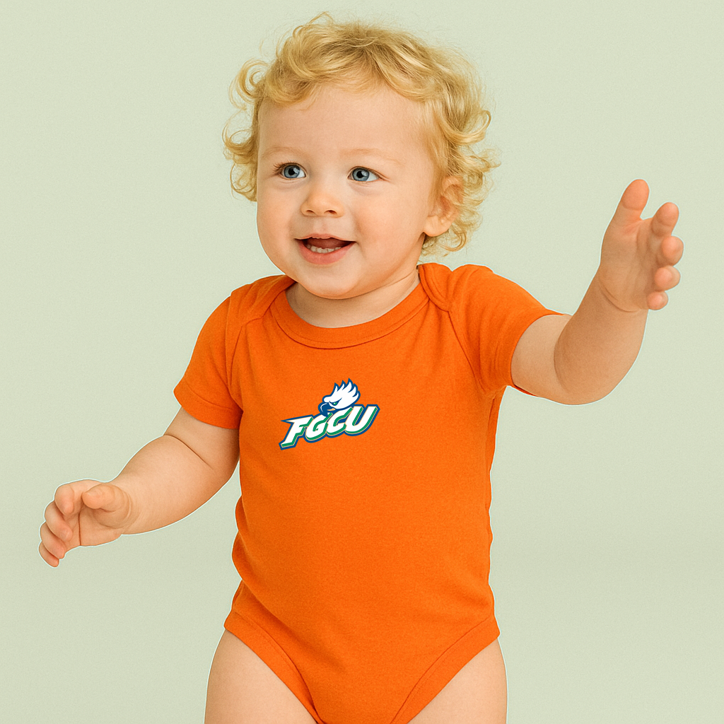 Florida Gulf Coast Eagles Logo Baby Romper Onesie