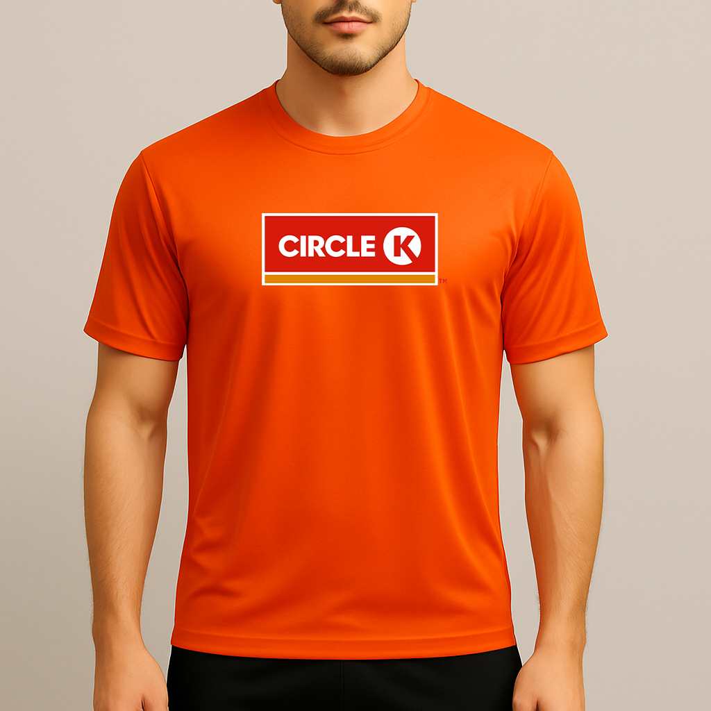 Men's Circle K Gas Station  Polyester T-Shirt