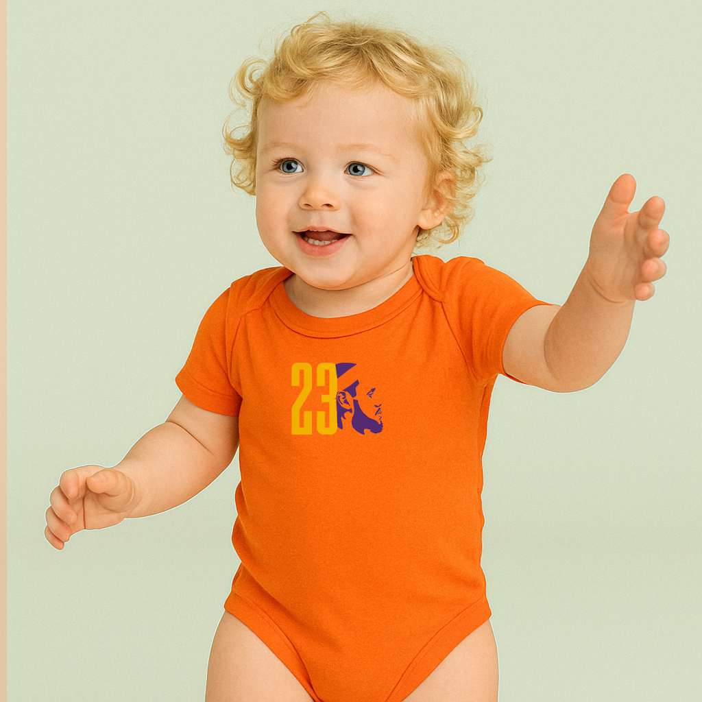 Lebron James 23 Sports Baby Romper Onesie